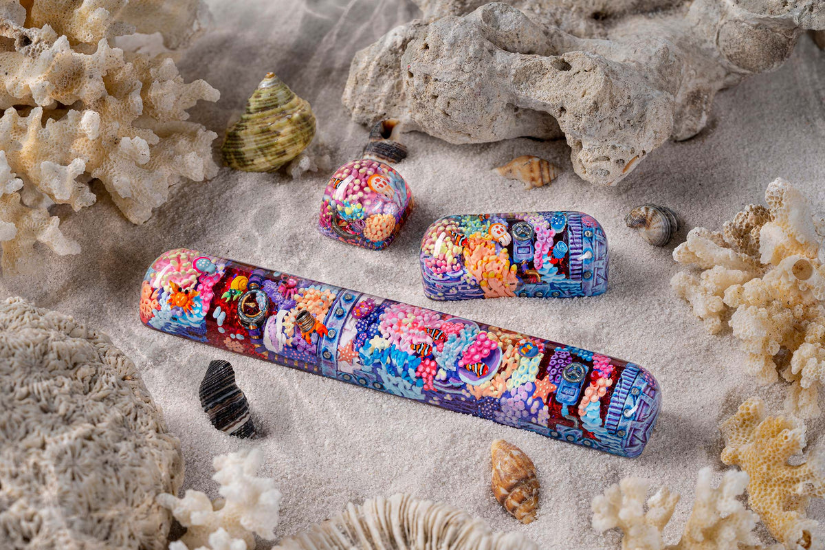 [GB] The Immense Ocean series - Coral Odyssey artisan keycaps