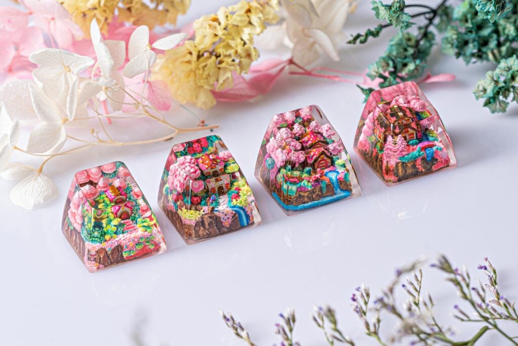 [GB] Timber Haven artisan keycaps