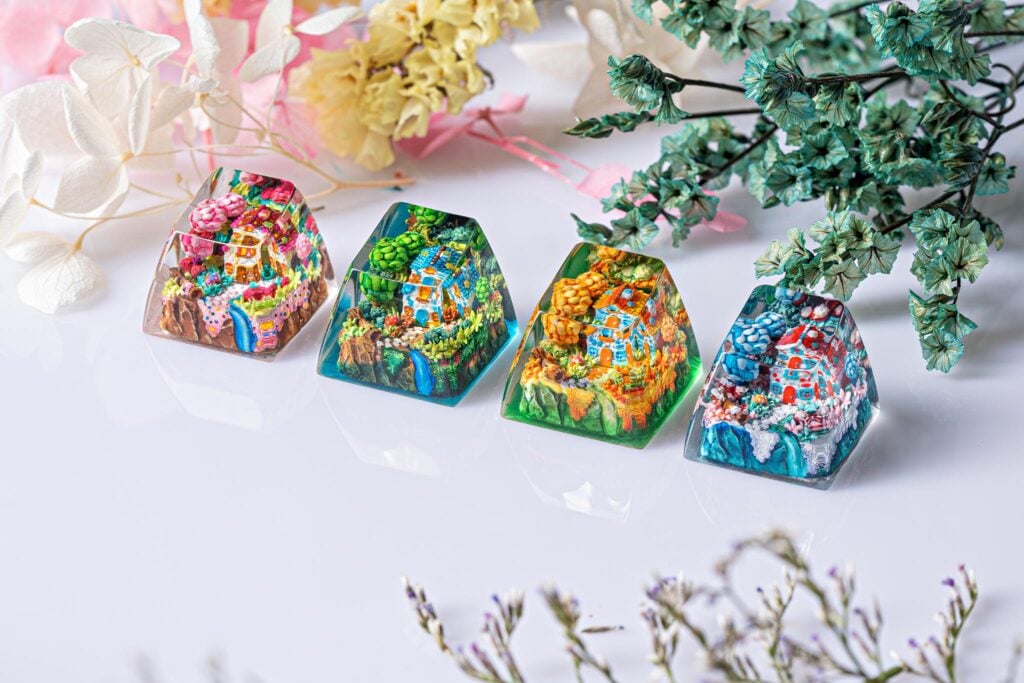 [GB] Timber Haven artisan keycaps