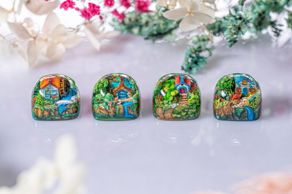 [GB] Timber Haven artisan keycaps
