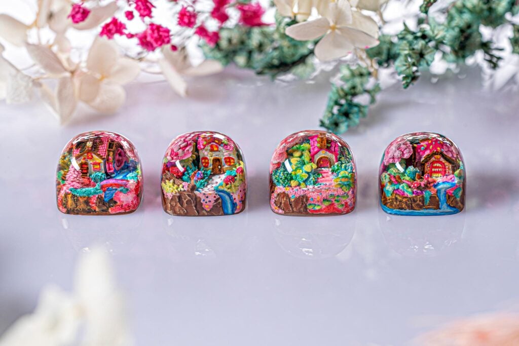 [GB] Timber Haven artisan keycaps