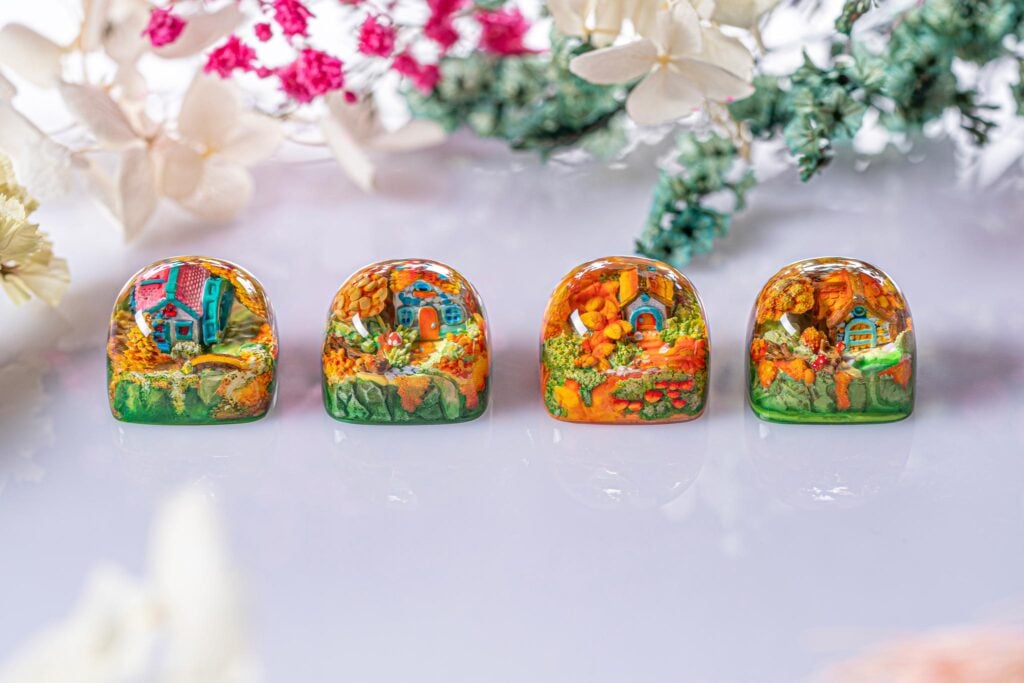 [GB] Timber Haven artisan keycaps