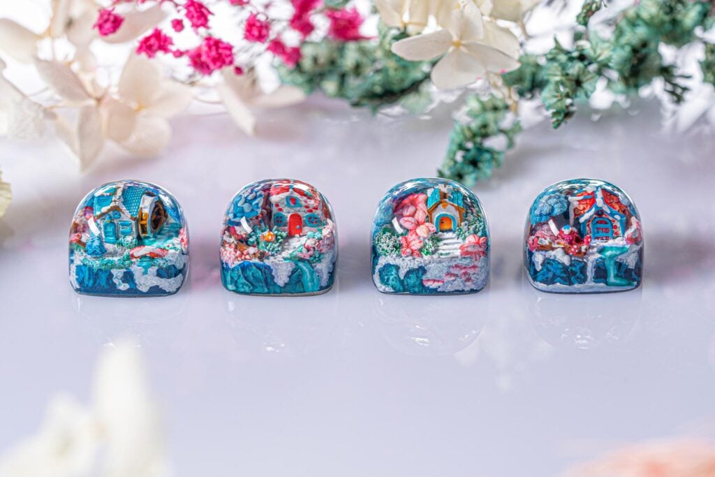 [GB] Timber Haven artisan keycaps