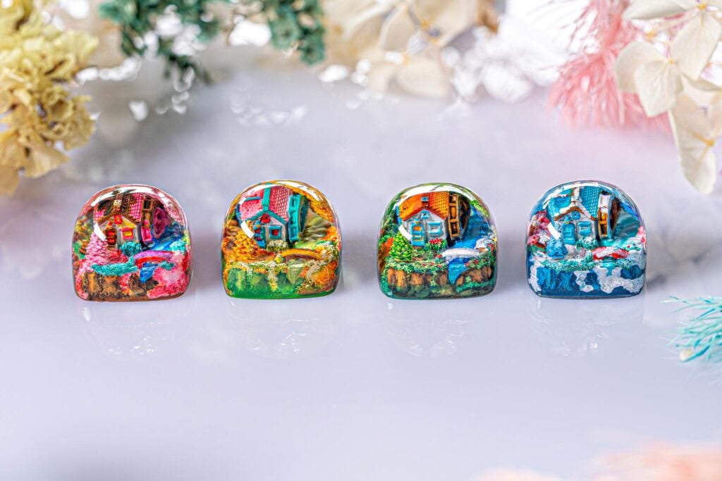 [GB] Timber Haven artisan keycaps