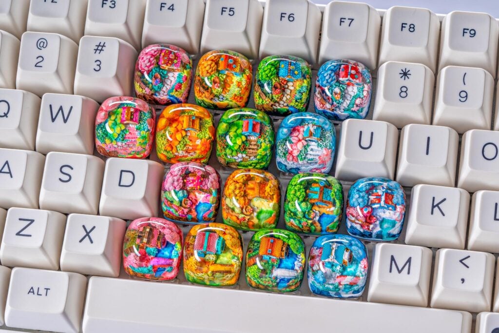 [GB] Timber Haven artisan keycaps