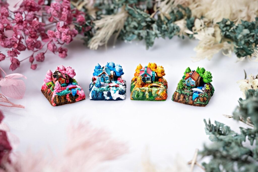 [GB] Timber Haven artisan keycaps