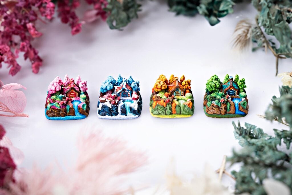 [GB] Timber Haven artisan keycaps