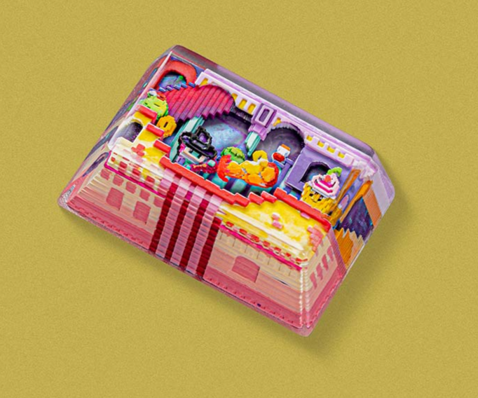 [GB] 8-Bit Series – Gaismas Kingdom Artisan Keycaps