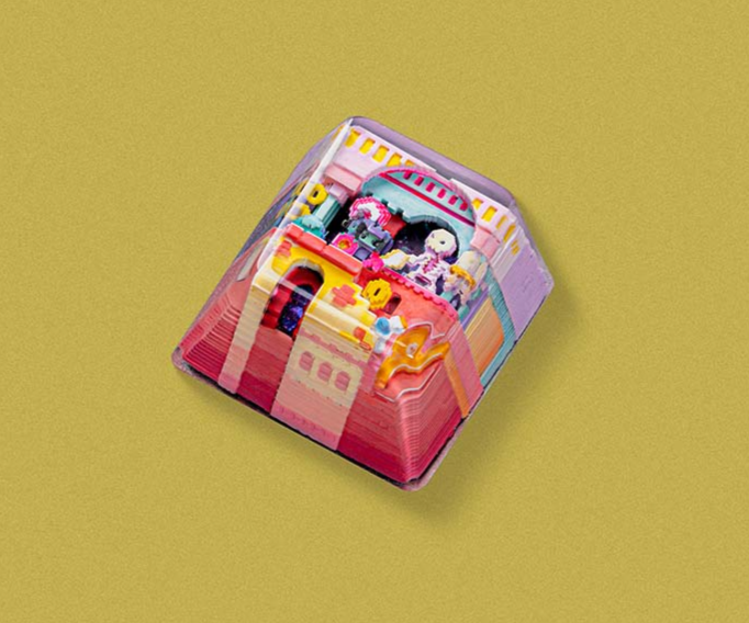 [GB] 8-Bit Series – Gaismas Kingdom Artisan Keycaps