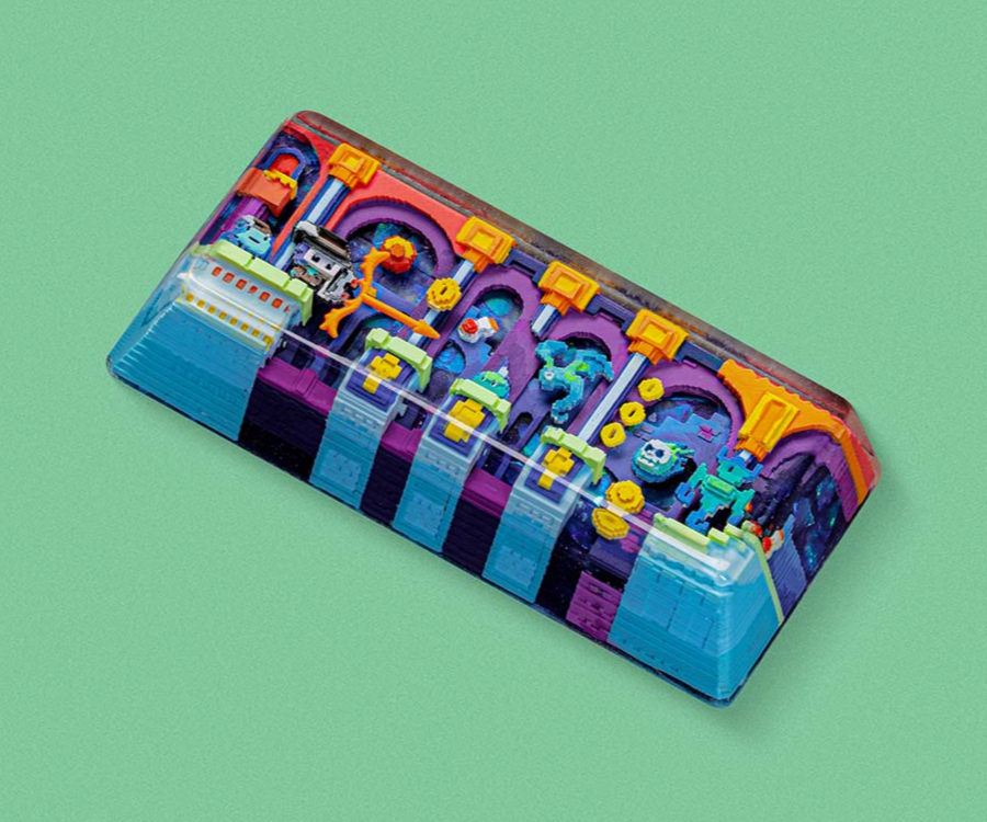 [GB] 8-Bit Series – Gaismas Kingdom Artisan Keycaps