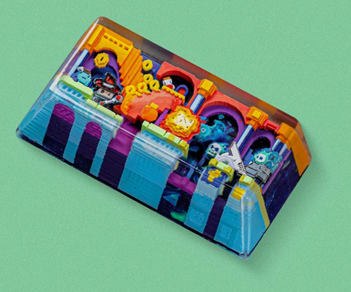 [GB] 8-Bit Series – Gaismas Kingdom Artisan Keycaps