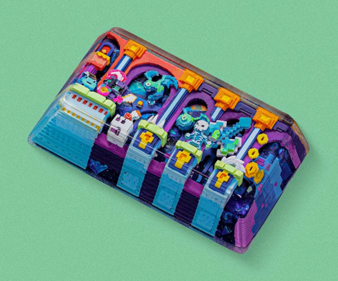 [GB] 8-Bit Series – Gaismas Kingdom Artisan Keycaps