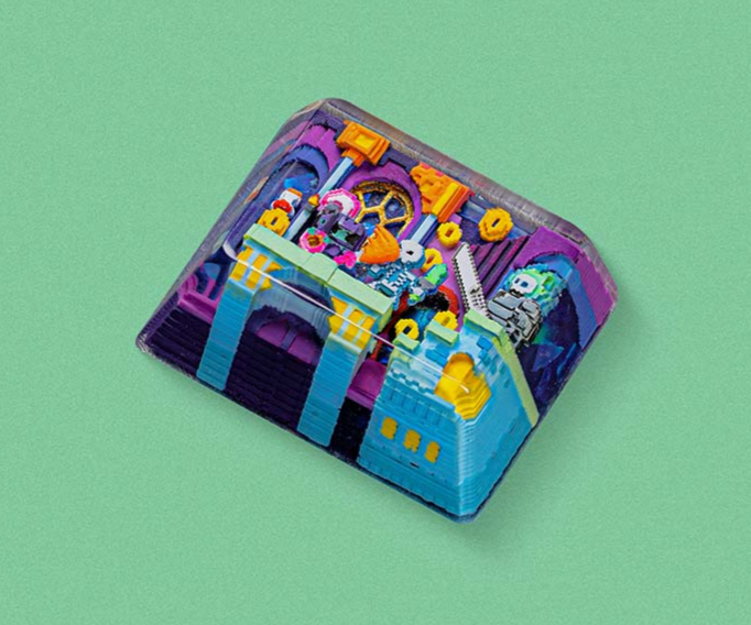 [GB] 8-Bit Series – Gaismas Kingdom Artisan Keycaps