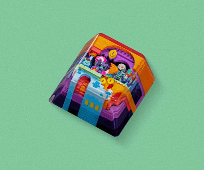 [GB] 8-Bit Series – Gaismas Kingdom Artisan Keycaps