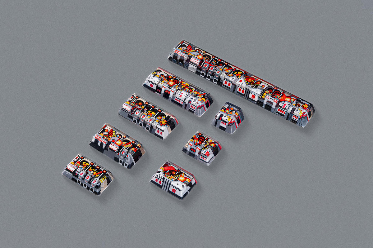 GB] 8-Bit Series – Gaismas Kingdom Artisan Keycaps