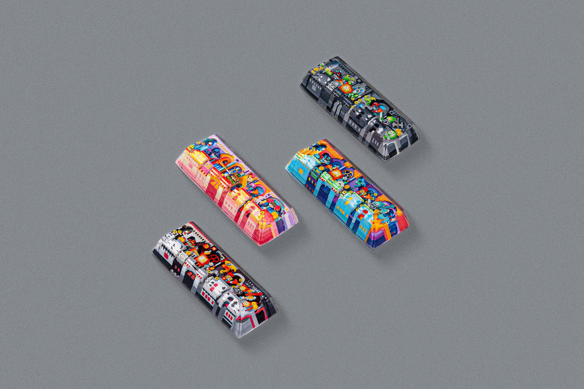 GB] 8-Bit Series – Gaismas Kingdom Artisan Keycaps