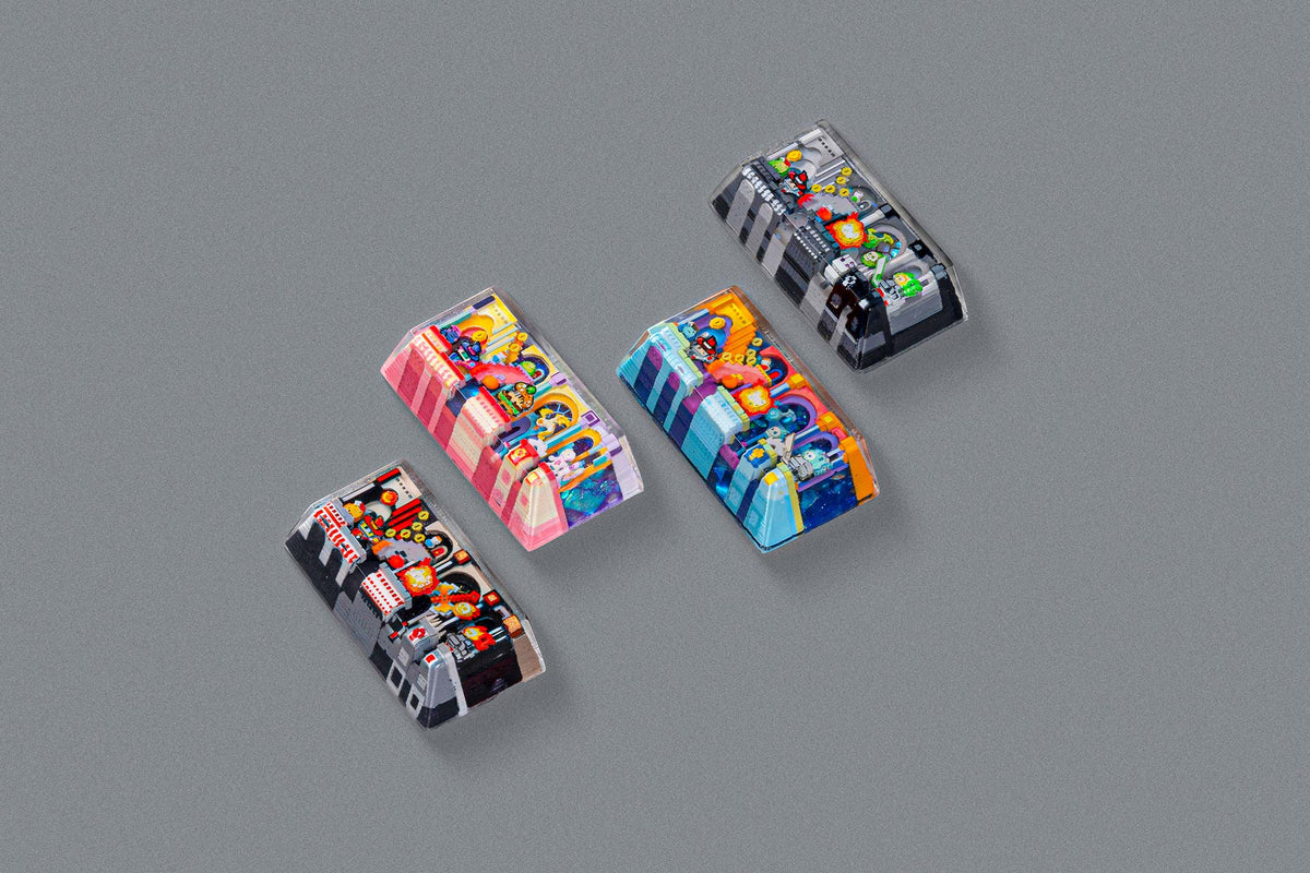 [GB] 8-Bit Series – Gaismas Kingdom Artisan Keycaps