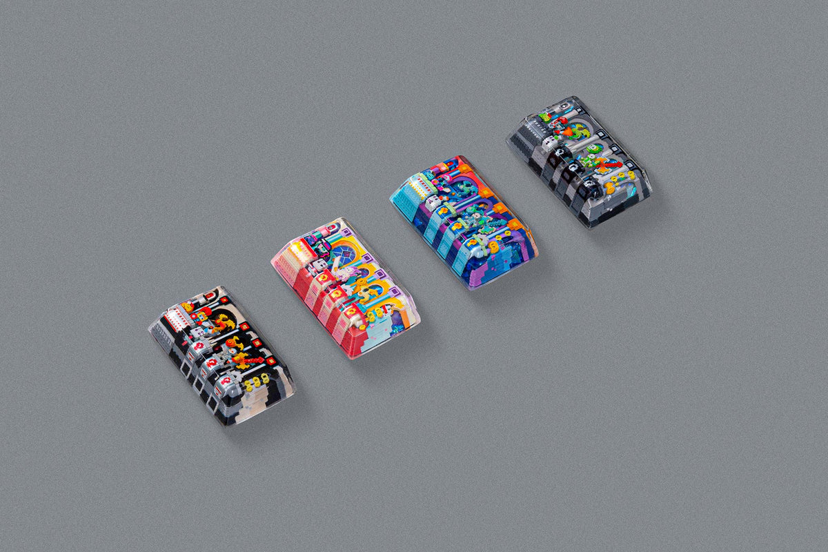 [GB] 8-Bit Series – Gaismas Kingdom Artisan Keycaps