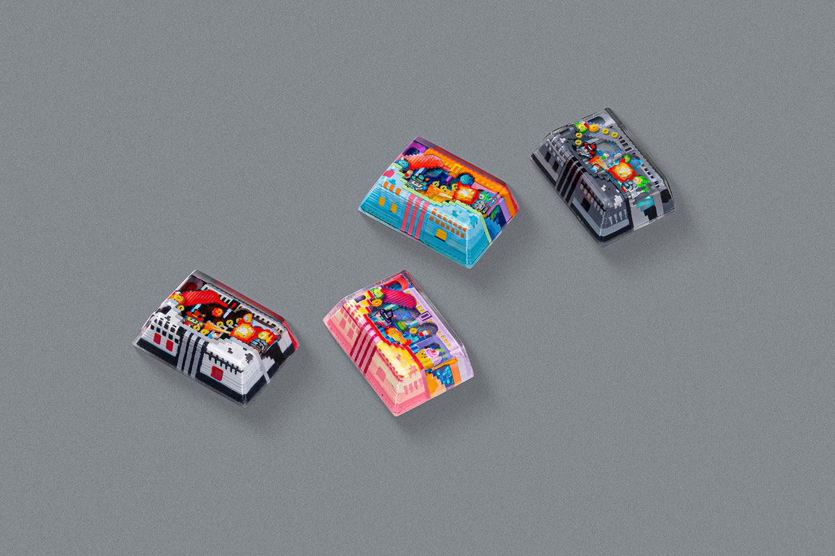 [GB] 8-Bit Series – Gaismas Kingdom Artisan Keycaps