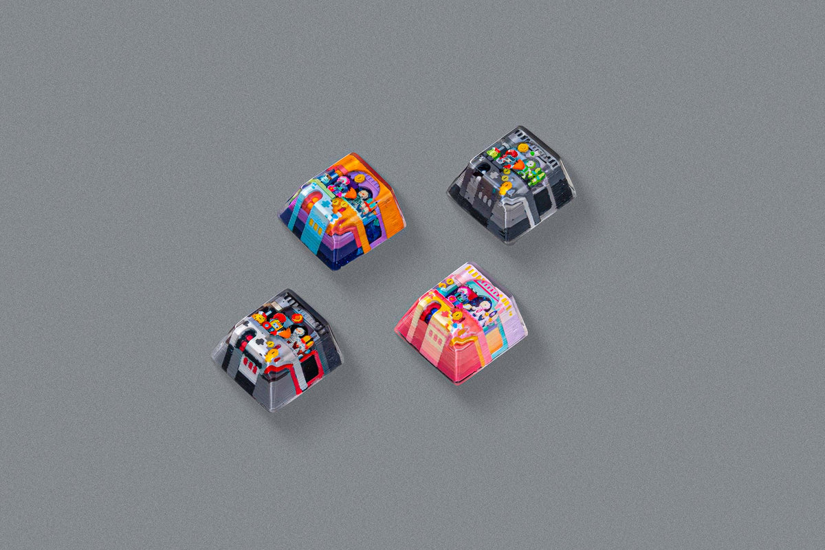 [GB] 8-Bit Series – Gaismas Kingdom Artisan Keycaps