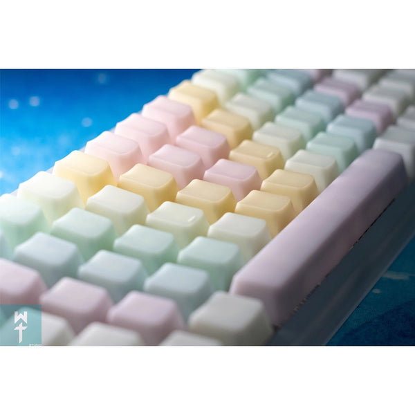 POM Jelly Keycaps Rainbow ANSI full kit