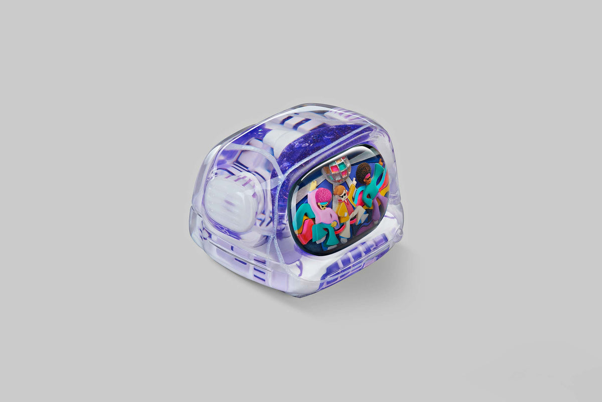 [GB] Retro TV series – Disco hustle artisan keycaps / 1.25u