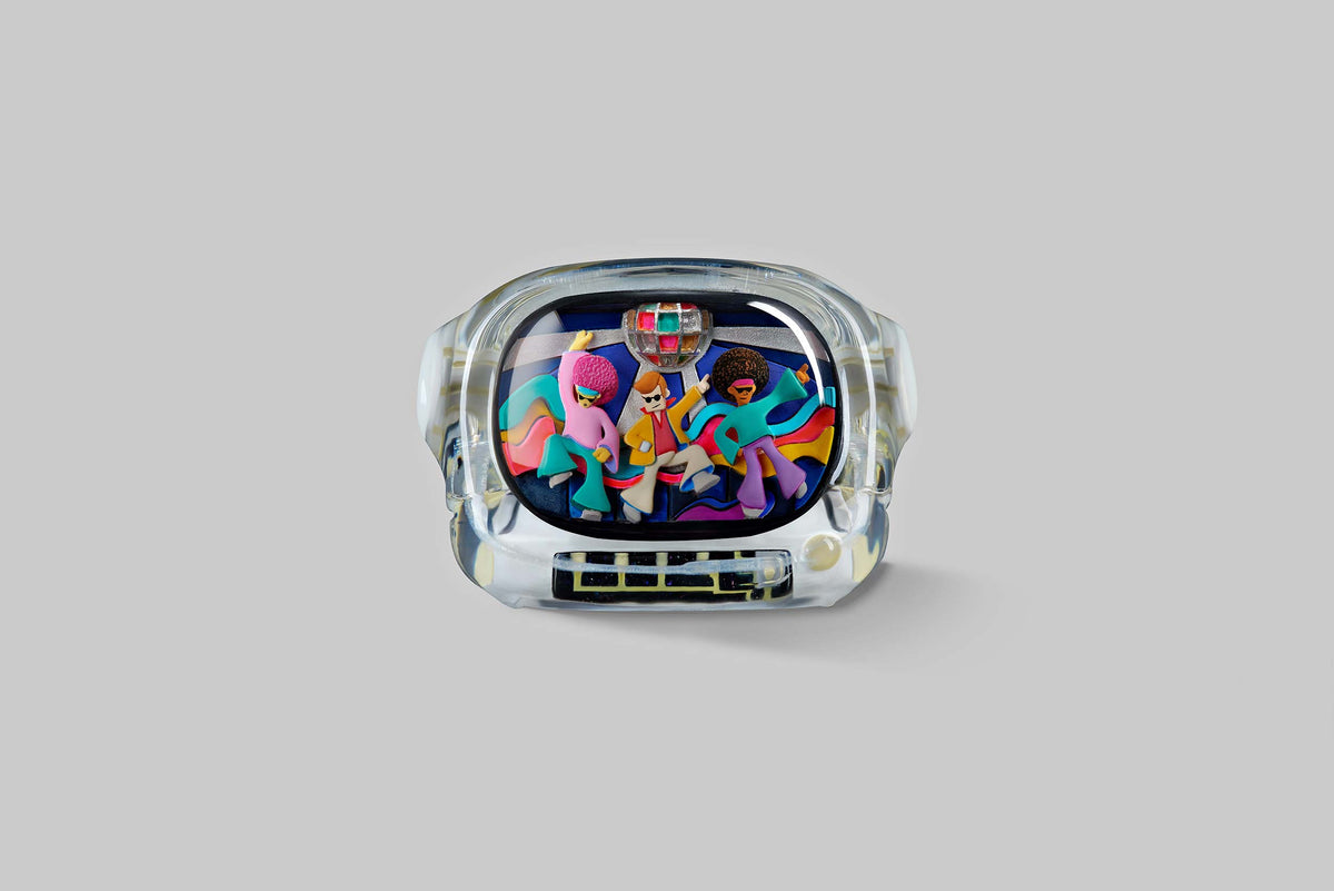 [GB] Retro TV series – Disco hustle artisan keycaps / 1.25u