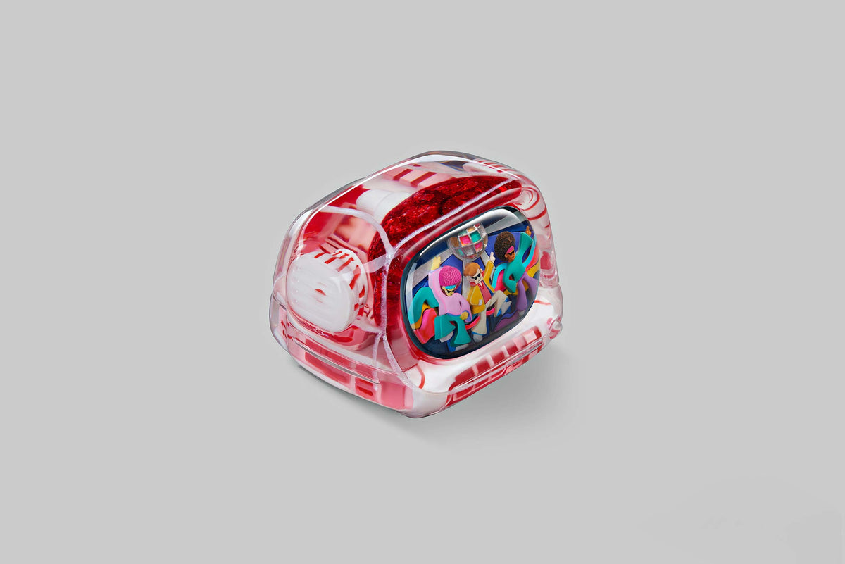 [GB] Retro TV series – Disco hustle artisan keycaps / 1.25u