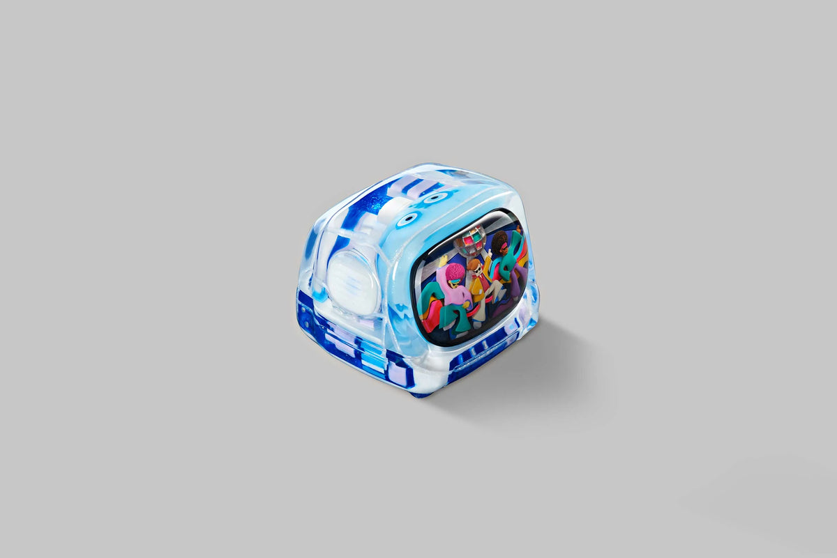 [GB] Retro TV series – Disco hustle artisan keycaps / 1u