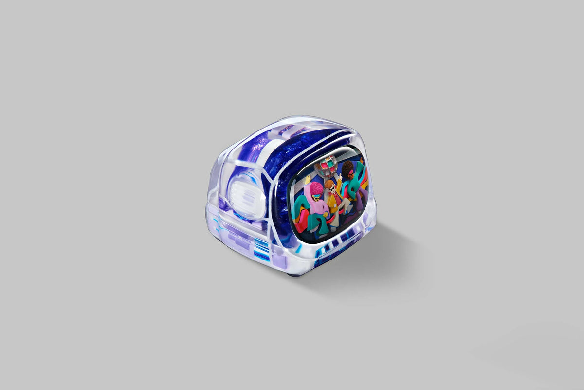 [GB] Retro TV series – Disco hustle artisan keycaps / 1u