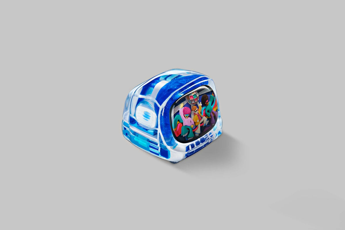 [GB] Retro TV series – Disco hustle artisan keycaps / 1u