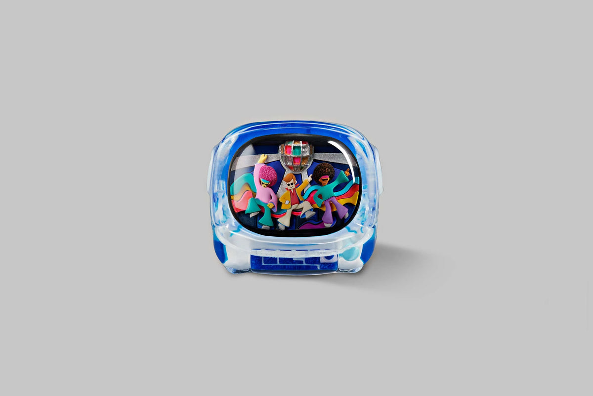 [GB] Retro TV series – Disco hustle artisan keycaps / 1u