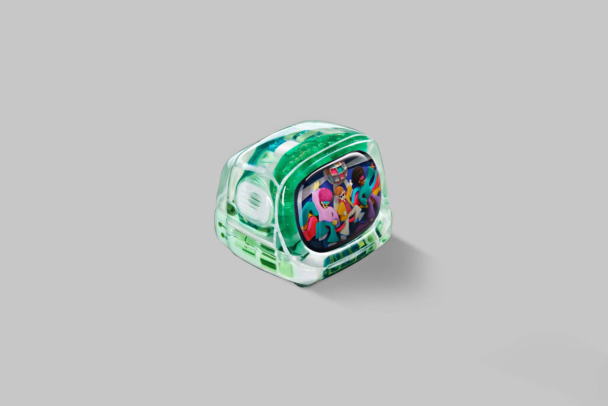[GB] Retro TV series – Disco hustle artisan keycaps / 1u