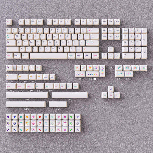 NP PBT Crayon KEYCAPS SET